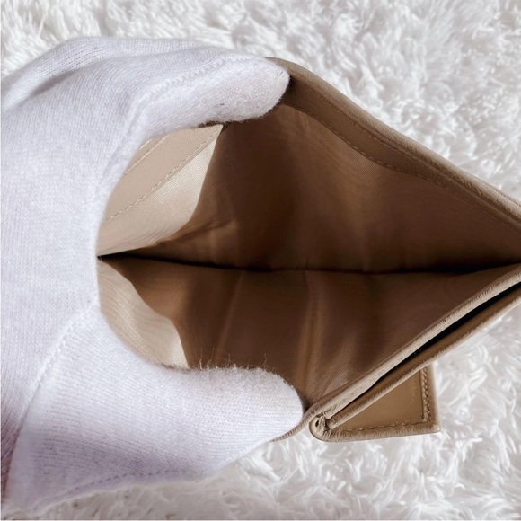 Miu Miu Taupe Quilted Wallet - Picture 8 of 10